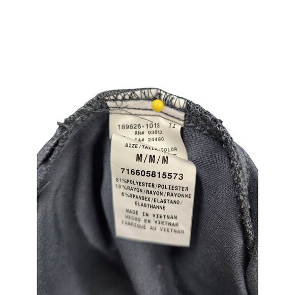 Dickies Dynamix Womens V-Neck Scrub Top Pewter Medium Stretch Fabric Lightweight - Picture 15 of 16